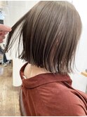 ［福嶋潤也］31/ショコラベージュ/ボブルフ/髪質改善/ショート