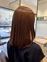 フーガヘアー 元住吉店(FUGA hair) 【髪質改善】酸熱トリートメントでうるつや美髪×ブラウンカラー