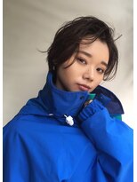 ナタン 自由が丘(NATHAN)&nbsp;耳だしショート×ミストバング×癖毛カット×ウザバング×ボブ