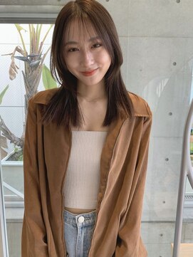 ローウェ 愛知豊橋(Louwe) 髪質改善トリートメント透明感ベージュカラーボブヘアセット豊橋