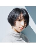 大人ショート/ショートボブ/マロンベージュ/フェザーショート