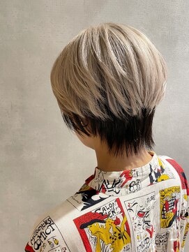 アイディール(:ideal) ショートスタイル×ブロンド×インナースタイル