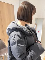 ラミエ バイ メルト 吉祥寺(lamie by melt)&nbsp;"久保田"あごラインミニボブ地毛風縮毛矯正ストレート