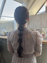 ロンド 表参道店(Lond)&nbsp;ロングで可愛い編みおろし