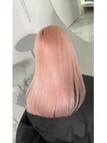 ナナ(NANA)&nbsp;ピンク・ミルクティーベージュ・ダブルカラー・ケアブリーチ