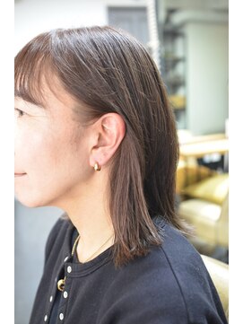 ポタム 東中野(potamu) ラベージュインナーカラー