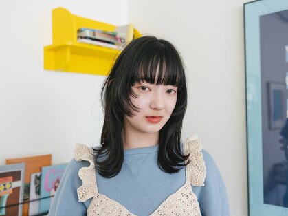 髪と自然の写真