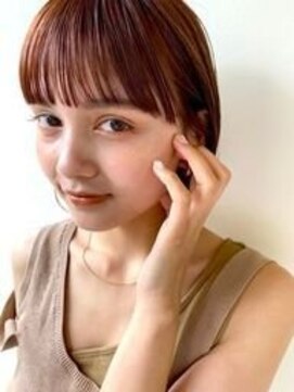 グリーン 渋谷(green) 束感ピンクボブ