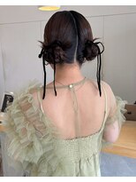 ユートゥイーズ つくば(U too e's)&nbsp;結婚式参列ヘアセット 【古畑 愛美】