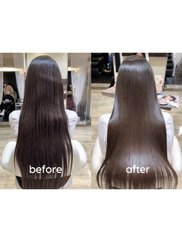 【カット+髪質改善縮毛矯正\23200→\19800】表面のパヤ毛も解消◆独自の縮毛矯正技術で自然なストレートへ