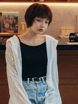 ベンジー 名駅店(benji) マッシュショート×顔周りレイヤー