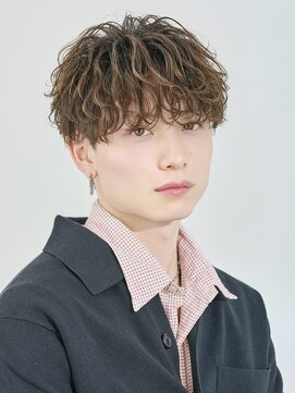 オーシャントーキョー 原宿(OCEAN TOKYO) 波巻きパーマシャドウパーマスパイラルパーマツーブロック