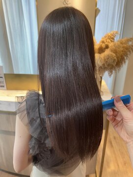 アンド ラ ブランシュ(&.La Blanche) 暗めカラー/ミディアムヘア/柔らかブラウン