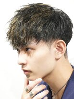 ゴート(GOATO) ショートマッシュ ハイライト メッシュ 前さがり 鹿児島