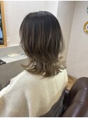 外人風レイヤースタイル