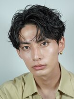 テン 心斎橋(tenn.)&nbsp;フェザーショートフェザーパーマニュアンスパーマショートヘア