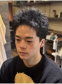 MEN’S HAIR/サーフカール/刈り上げセンターパート/瀬田