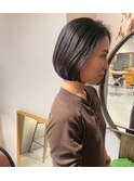カット/艶カラー(髪質改善カラー)/髪質改善トリートメント