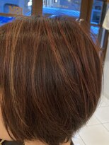 ヘアーイズム(HAIR ISM) イズムボブ×ハイライト♪