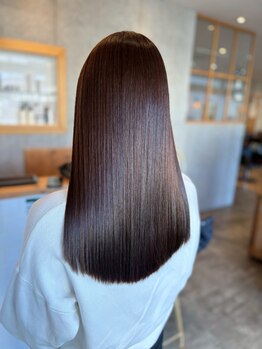 Link【4月NEWOPEN(予定)】の写真/もう“硬い縮毛矯正”には戻れない!再現性重視のLink式ストレートで、ワンランク上の仕上がりへ◎