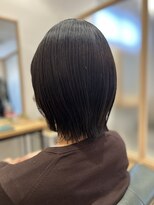 ルーム(room) 大人レイヤーくびれボブ★ナチュラルブラウンカラー★もとめ。