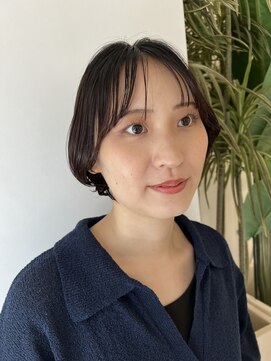 エクリ シセイドウ 麻布十番店(equri×SHISEIDO) 【麻布十番】大人の丸みショートスタイル