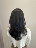 リタ ハマセン(LiTA. hamasen) 大人ロングレイヤー/透明感グレージュカラー