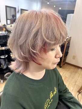 ギフト ヘアー サロン(gift hair salon) ハイトーン×デザインカラー
