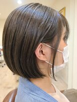 ヘアーズ ロッソ テラス(hair's ROSSO TERRACE)&nbsp;ボブ×カーキブラウン
