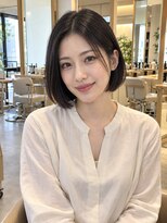 テーラヘアー 湘南台店(TELA HAIR)&nbsp;黒髪切りっぱなしボブ
