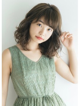 ローネス(LONESS) 惚れヘア♪ウェーブミディアムスタイル☆<表参道>