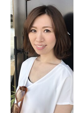 ハグ(Hug) [Hug][鹿沼]毛先揺れるナチュラルボブ＊