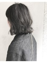 ヘアーアンドアトリエ マール(Hair&Atelier Marl)&nbsp;【Marl】ブラックグレージュの無造作ボブ♪