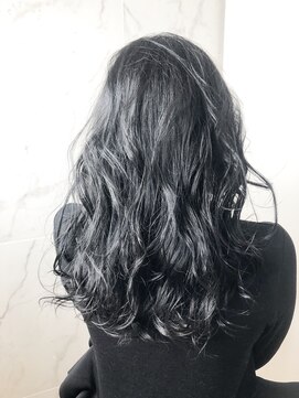 アヴァンスクロス あべのルシアス店(AVANCE.CROSS) シルバーブラック×ラフウェーブ