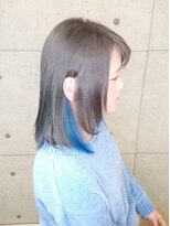 びゃんびゃん 江端店&nbsp;グレージュカラーの中にインナーブルー