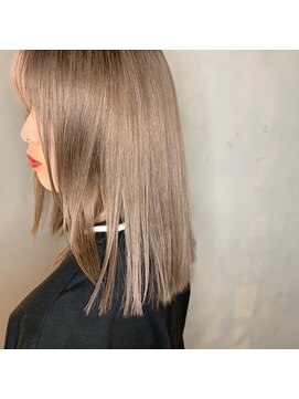 アンベリール 大名(Embellir) ケアブリーチ　ブリーチ　ミルクティーカラー