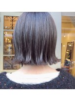 マウロア(MAULOA)&nbsp;"切りっぱなしボブ×暗透ブルージュcolor"ayumi