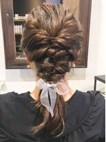 カフール(hair salon CAFULE)&nbsp;編みおろしスタイル