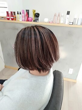 ヘアアンドスパ メロウ(hair and spa mellow) コントラストハイライト