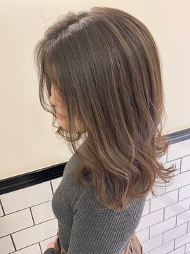 ビーハイブアヴェダ PARCO2店(BEHIVE AVEDA) 【ＢＥＨＩＶＥ及川】グレージュ