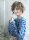 Lond rouge パーマで大人可愛いショートボブ