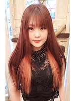 ヘアーメイク ロコ エクステンションズ 亀戸店(Hair make ROCO Market etensions) 可愛い　エクステ　４０本の　サラサラ　レインボー§^。^§