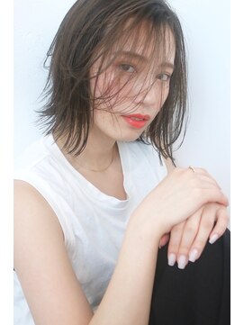 キコ 天神大名西通り店(kico) kico☆フォギーベージュ×外ハネボブ×ローライトヘアカタ