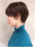 タイトショートスタイル_セミウェットウェーブ_ba254802