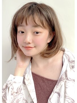 ガリカ 博多(Gallica) 『 BOB ×グレージュ』☆ひし型シルエットボブ