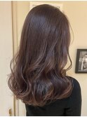 Chika 大人上品韓国ヘア×ダークラベンダーベージュカラー