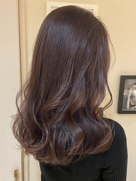 ロンド フィーユ(Lond fille) Chika 大人上品韓国ヘア×ダークラベンダーベージュカラー