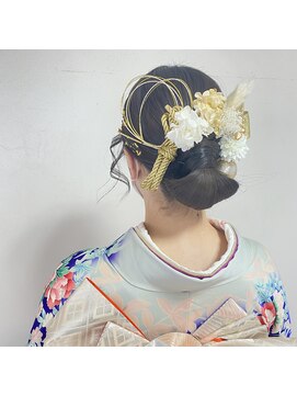 タイドヘアー(tide hair) 成人式アレンジ