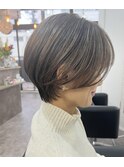 ショートボブ/ショートヘア/丸みショート/丸みボブ