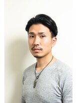レンゲン(LENGEN) 束感刈り上げビジネス七三ツーブロックアップバング１０２８